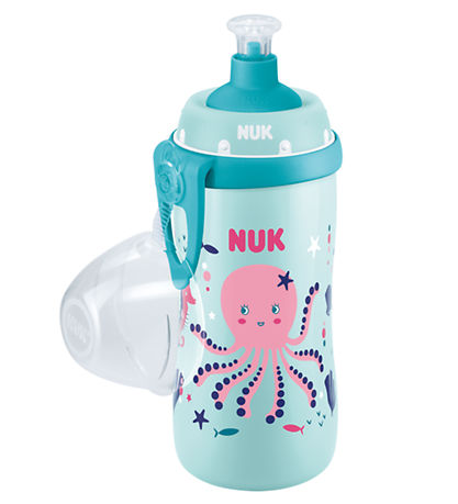 Nuk Vatnsflaska M. Stútur - Junior - Kameljón - 300 ml - Blár/Bl