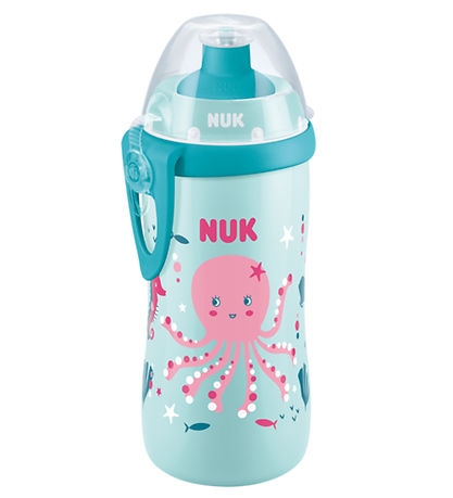 Nuk Vatnsflaska M. Stútur - Junior - Kameljón - 300 ml - Blár/Bl