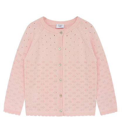 Hust and Claire Cardigan - Gebreid - Cillja - IJzig Roze m. Poin