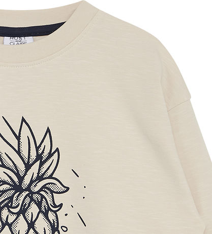 Hust and Claire Bluse - Albertus - Sand Stone m. Ananas