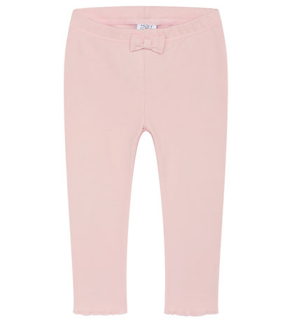Hust and Claire Leggings - Rib - Le - Ískalt Bleikt M. Slaufa