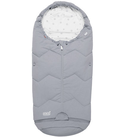 Voksi Footmuff - Sky Light - 88/113 cm - Grey