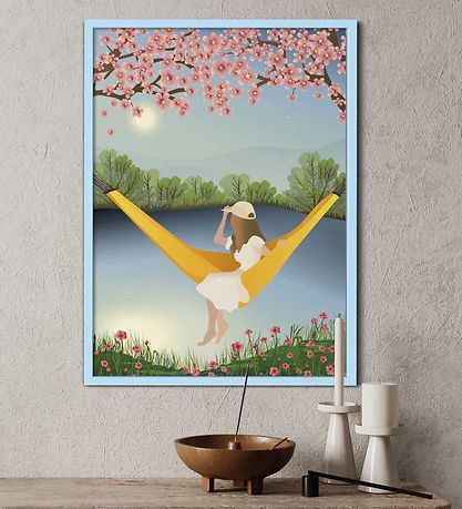 Vissevasse Poster - 50x70 cm - The Yellow Hammock