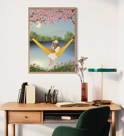 Vissevasse Poster - 50x70 cm - The Yellow Hammock