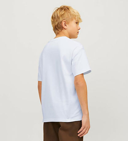 Jack & Jones Stuttermabolur - JjeUrban - Noos - White/Loose
