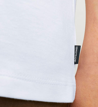 Jack & Jones Stuttermabolur - JjeUrban - Noos - White/Loose
