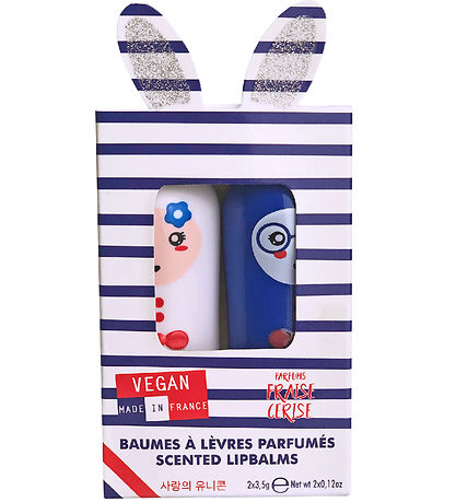 Inuwet LApfelmelisse - 2er-Pack - Paris - Strawberry/Cherry