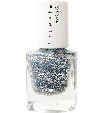 Inuwet Nail Polish - Vanilla - Glitter Silver Dreamer