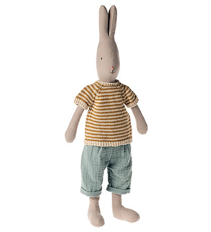 Maileg Rabbit - Size 3 - Classic - Knitted Shirt Duck Pants