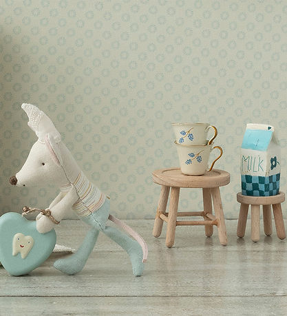 Maileg Miniature Table/Stool - Mouse - Wood