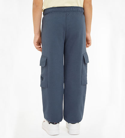 Tommy Hilfiger Jogginghosen - Varsity Embr Cargo - Ägäis Sea