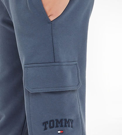 Tommy Hilfiger Jogginghosen - Varsity Embr Cargo - Ägäis Sea