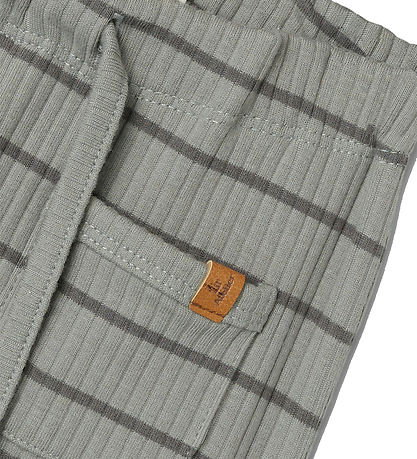 Lil' Atelier Trousers - Noos - Rib - NbmKail - Limestone