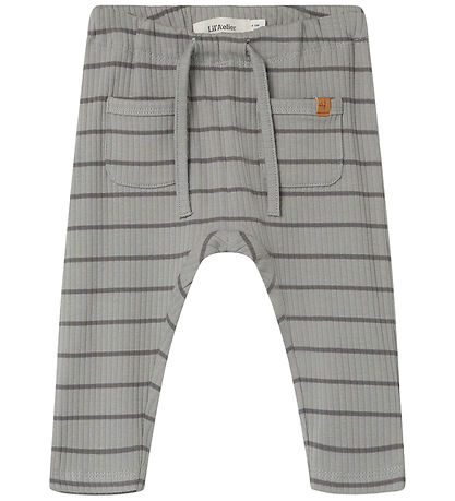 Lil' Atelier Trousers - Noos - Rib - NbmKail - Limestone