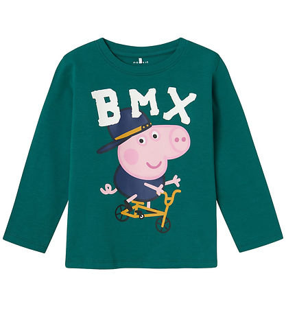 Name It Blússa - NmmJonin Peppa Pig - Forn Green