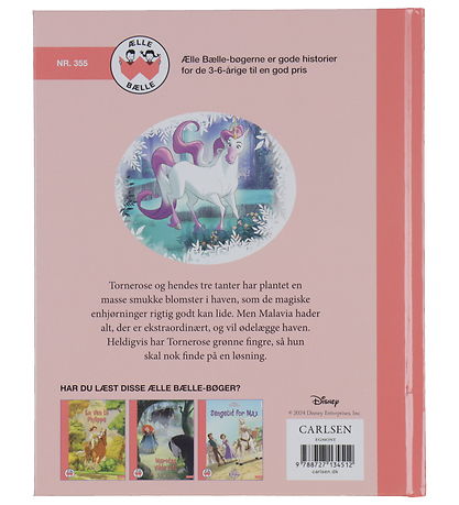 Forlaget Carlsen Book - The Magical Unicorn - Disney - Danish