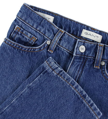 GANT Farkut - Rento istuvuus - Puoliksi Light Blue