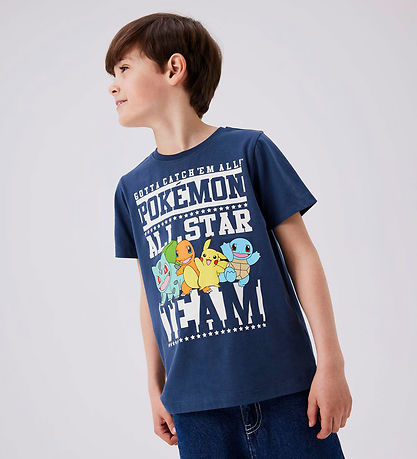 Name It T shirt NkmJust Pokemon Dark Denim KW IE