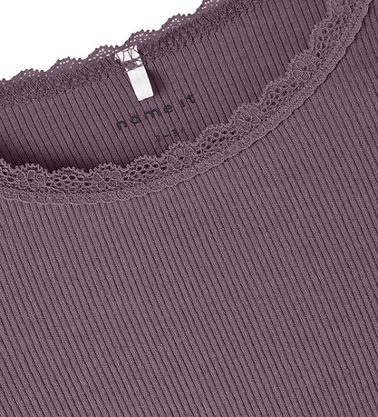 Name It Blouse - Noos - Rib - NmfKab - Arctic Dusk