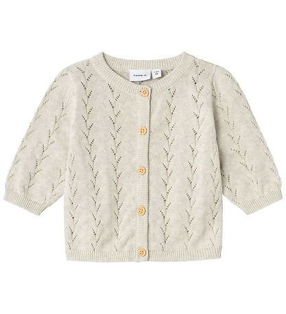 Name It Cardigan - Prjónað - Noos - NmfBanni - Peyote Melange