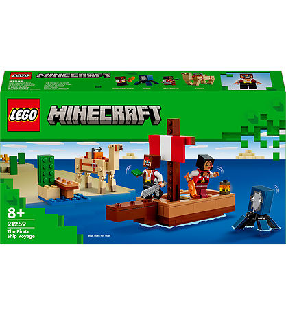LEGO® Minecraft - The Pirate Ship Voyage - 21259 - 166 Parts