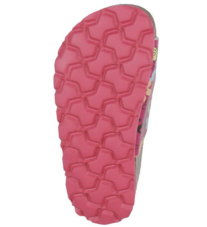 Superfit Sandaler - Fussbett toffel - Rosa m. Tryck