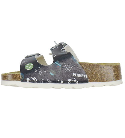 Superfit Sandals - Fussbett slipper - Navy w. Room theme