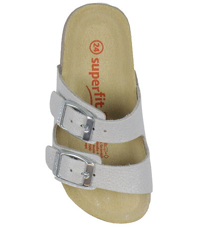Superfit Sandalar - Fussbett inniskór - Silfur
