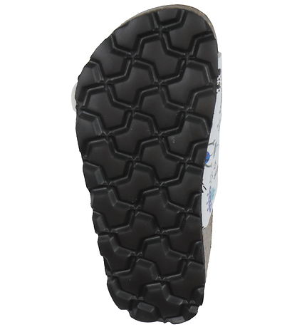 Superfit Sandalar - Fussbett inniskór - Hvítur/Blár M. Geimþema