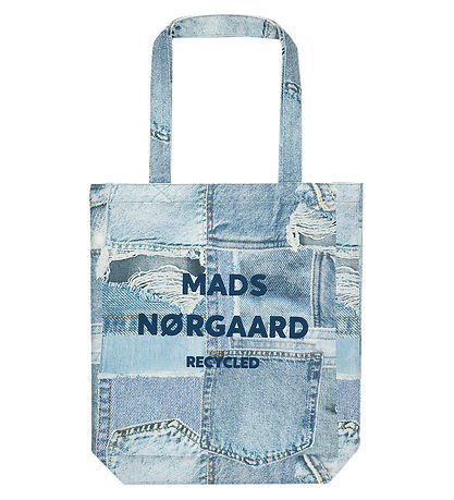 Mads Nørgaard Shopper - Recycled Boutique Athens - Denim AOP