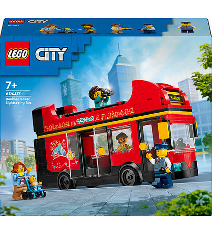 LEGO® City - Red Double-Decker Sightseeing Bus 60407 - 384 Parta