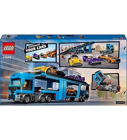 LEGO® City - Urheiluautojen kuljetusauto 60408 - 998 Osaa