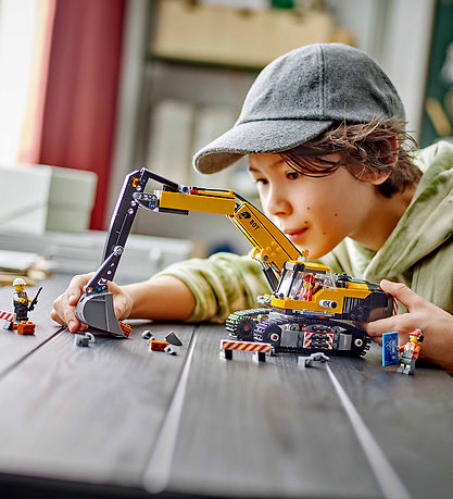 LEGO® City - Gul gravemaskin 60420 - 633 Deler