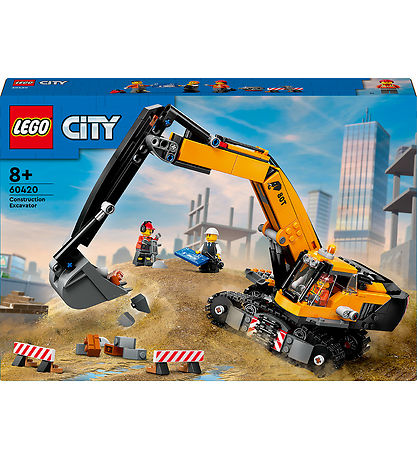 LEGO® City - Gul gravemaskin 60420 - 633 Deler