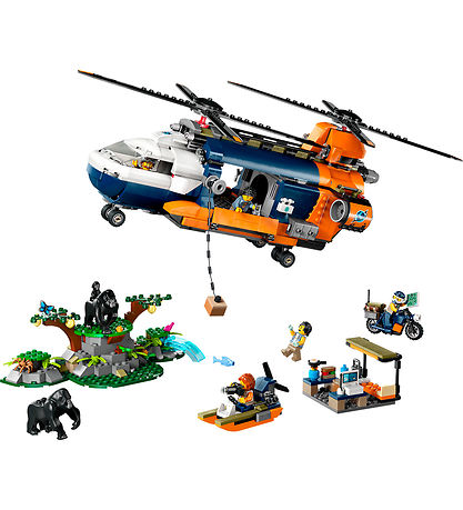 LEGO® City - Aventure de la jungle - Base d'hélicoptères et expé