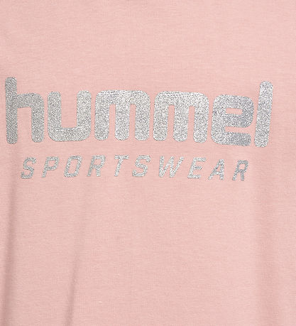 Hummel T-shirt - hmlChilli - Adobe Rose m. Mica-logotyp