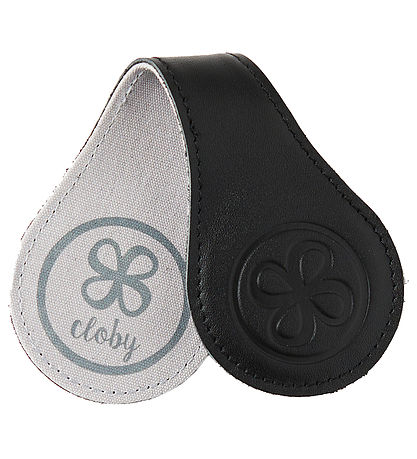 Cloby Reflex Klips - 2 st. - Schwarz/Grau