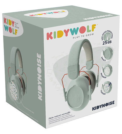 Kidywolf Heyrnahlíf - Kidynoise - Grænt