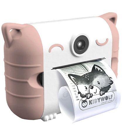 Kidywolf Camera w. Printer - Kidyprint - Camera Peach