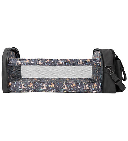 Bizzi Growin Changing Bag/Portable Bed - POD - Black