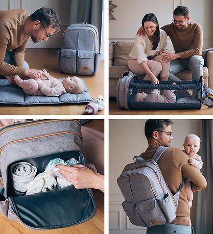 Bizzi Growin Changing Bag/Portable Bed - RucPOD Mini - Windsor G