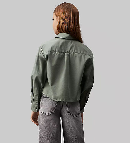 Calvin Klein Skyrta - Hreint tól - Loftsteinn Green