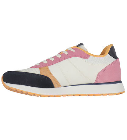 Woden Shoes - Ronja - Navy/Papaya
