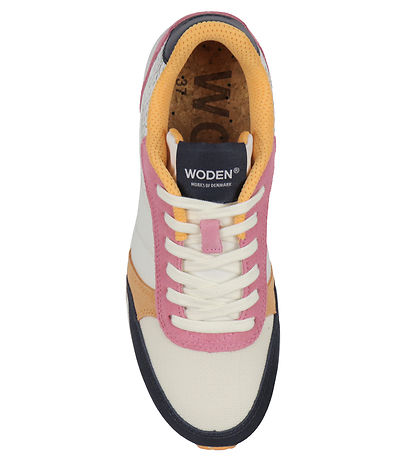 Woden Shoes - Ronja - Navy/Papaya
