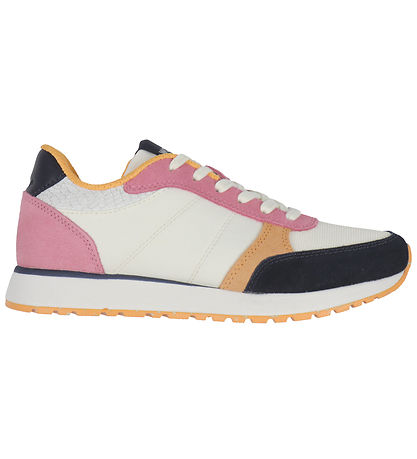 Woden Shoes - Ronja - Navy/Papaya
