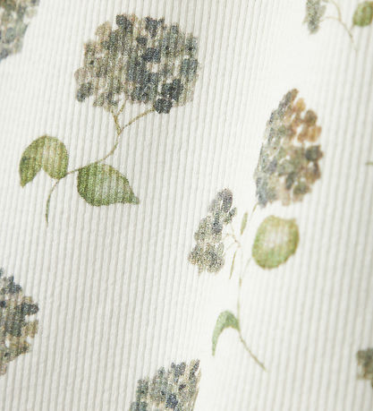 Lil' Atelier Blouse - Rib - NmfGavo - Coconut Milk/Blue Flower