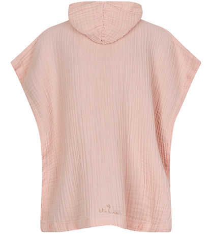 Lille Kanin Towel Poncho - Muslin - Rose Smoke