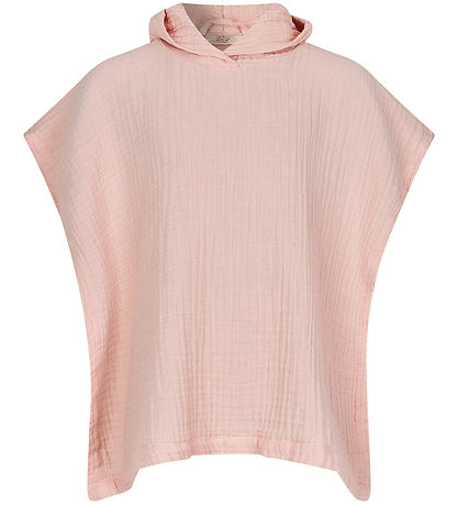 Lille Kanin Towel Poncho - Muslin - Rose Smoke