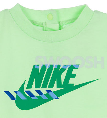 Nike Set - Sommerstrampler/Sommerhut - Dampf Green