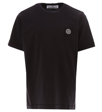 Stone Island Stuttermabolur - Svart